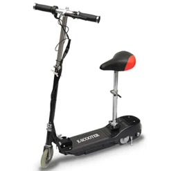 vidaXL Trottinette électrique avec Siège 120 W Noir