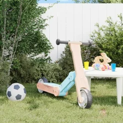vidaXL Trottinette pour enfants 2-in-1 bleu clair
