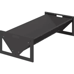 vidaXL Trough d'alimentation pour le bétail Noir 108 x 50 x 28 cm