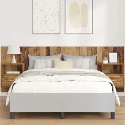 vidaXL Tête de lit avec armoire 3 pcs Bois Ancien Bois d'ingénierie