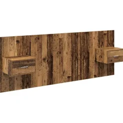 vidaXL Tête de lit avec armoire 3 pcs Bois Ancien Bois d'ingénierie