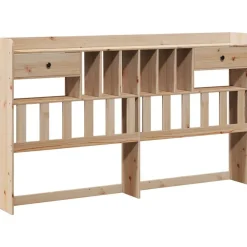 vidaXL Tête de lit avec rangement 180 cm bois massif de pin