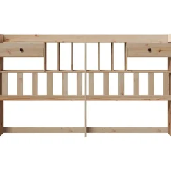 vidaXL Tête de lit avec rangement 180 cm bois massif de pin