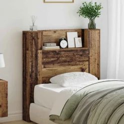 vidaXL Tête de lit Bois ancien 100 x 15 x 103,5 cm Bois d'ingénierie