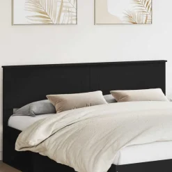 vidaXL Tête de lit Chêne noir 90 cm Bois d'ingénierie