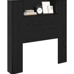 vidaXL Tête de lit Chêne noir 100 x 15 x 103,5 cm Bois d'ingénierie