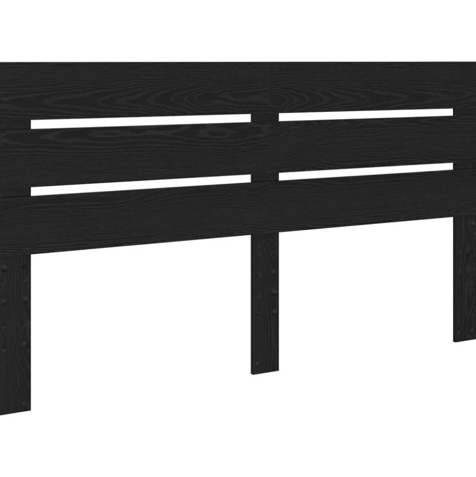 vidaXL Tête de lit Chêne noir 100 cm Bois d'ingénierie