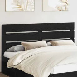 vidaXL Tête de lit Chêne noir 100 cm Bois d'ingénierie