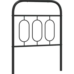 vidaXL Tête de lit de remplacement métal noir 75 cm
