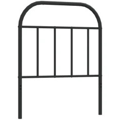 vidaXL Tête de lit de remplacement métal noir 75 cm