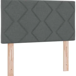 vidaXL Tête de lit Gris foncé 80 cm tissu