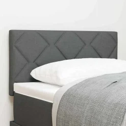vidaXL Tête de lit Gris foncé 80 cm tissu