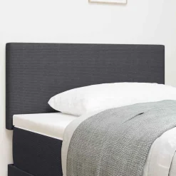 vidaXL Tête de lit Gris foncé 80 cm Tissu en velours côtelé