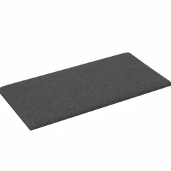 vidaXL Tête de lit murale 12 pcs Gris foncé 30 x 15 cm tissu