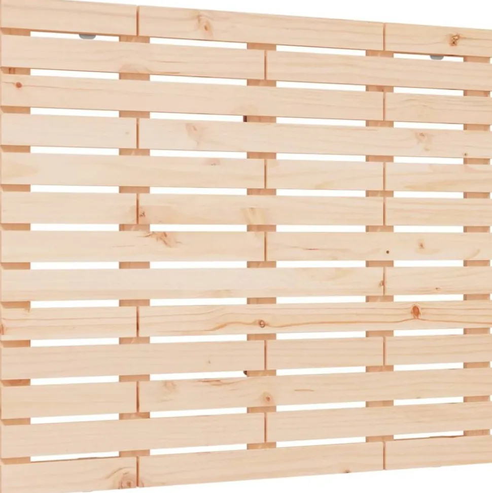 vidaXL Tête de lit murale 106x3x91,5 cm Bois massif de pin