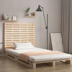 vidaXL Tête de lit murale 106x3x91,5 cm Bois massif de pin