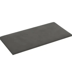 vidaXL Tête de lit murale 12 pcs Gris foncé 30 x 15 cm Velours