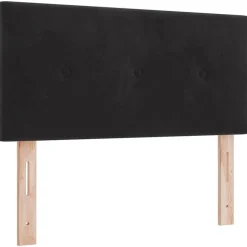 vidaXL Tête de lit Noir 80 cm Velours