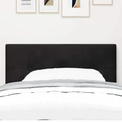 vidaXL Tête de lit Noir 80 cm Velours