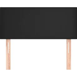 vidaXL Tête de lit Noir 80x5x78/88 cm Similicuir