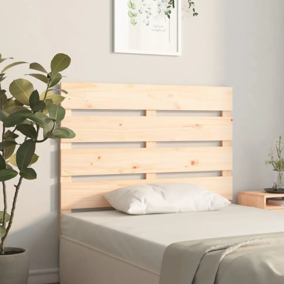 vidaXL Tête de lit 90x3x80 cm Bois massif de pin