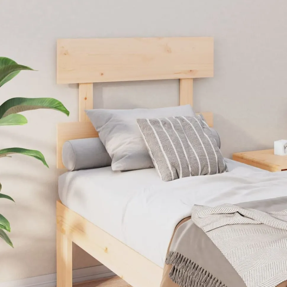 vidaXL Tête de lit 78,5x3x81 cm Bois massif de pin