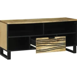 vidaXL Unites TV avec tiroir Marron 105 x 33 x 46 cm Bois d'ingénierie