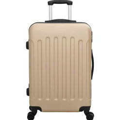 vidaXL Valise 3 pcs Champagne 50 x 31 x 78 cm Plastic ABS