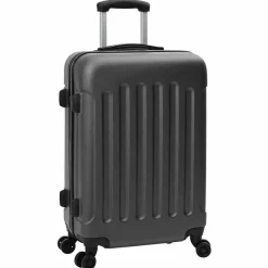 vidaXL Valise 3 pcs Gris foncé 50 x 31 x 78 cm Plastic ABS