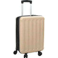 vidaXL Valise Champagne 34 x 23 x 55.5 cm Plastic ABS