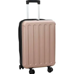 vidaXL Valise doré rose 34 x 23 x 55.5 cm Plastic ABS