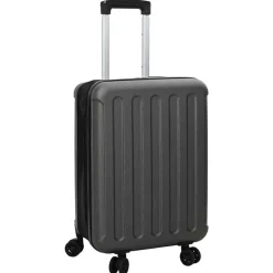 vidaXL Valise Gris foncé 34 x 23 x 55.5 cm Plastic ABS