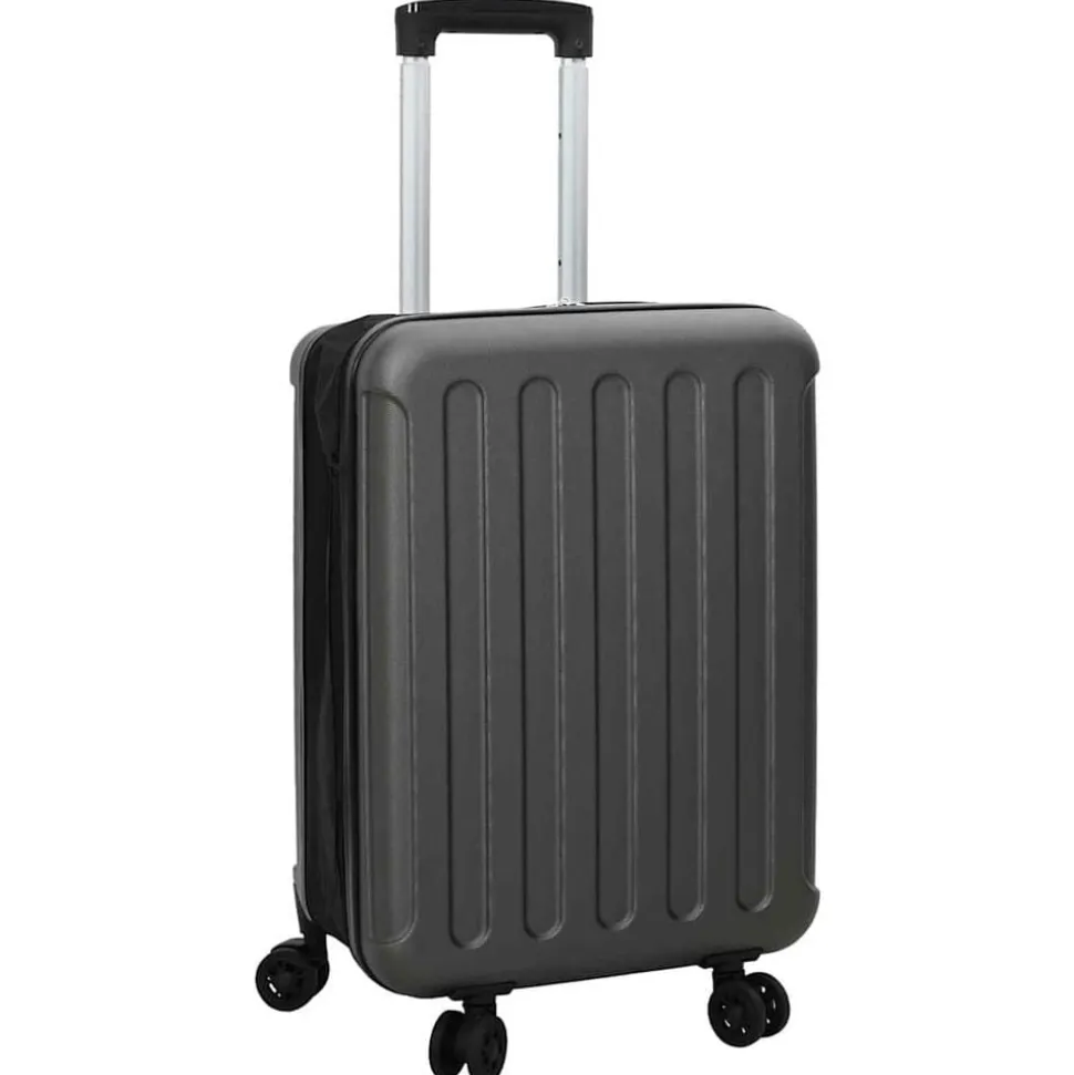 vidaXL Valise Gris foncé 34 x 23 x 55.5 cm Plastic ABS