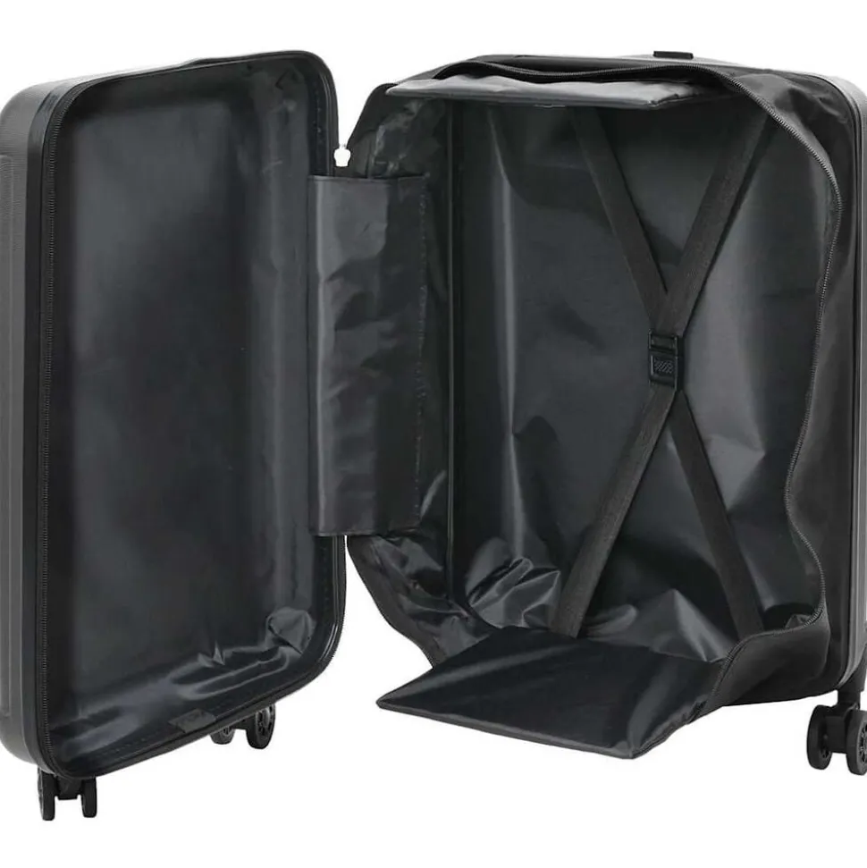 vidaXL Valise Gris foncé 34 x 23 x 55.5 cm Plastic ABS