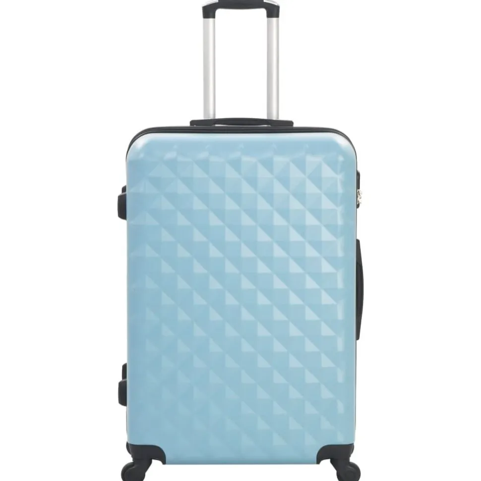 vidaXL Valise rigide 3 pcs Bleu ABS