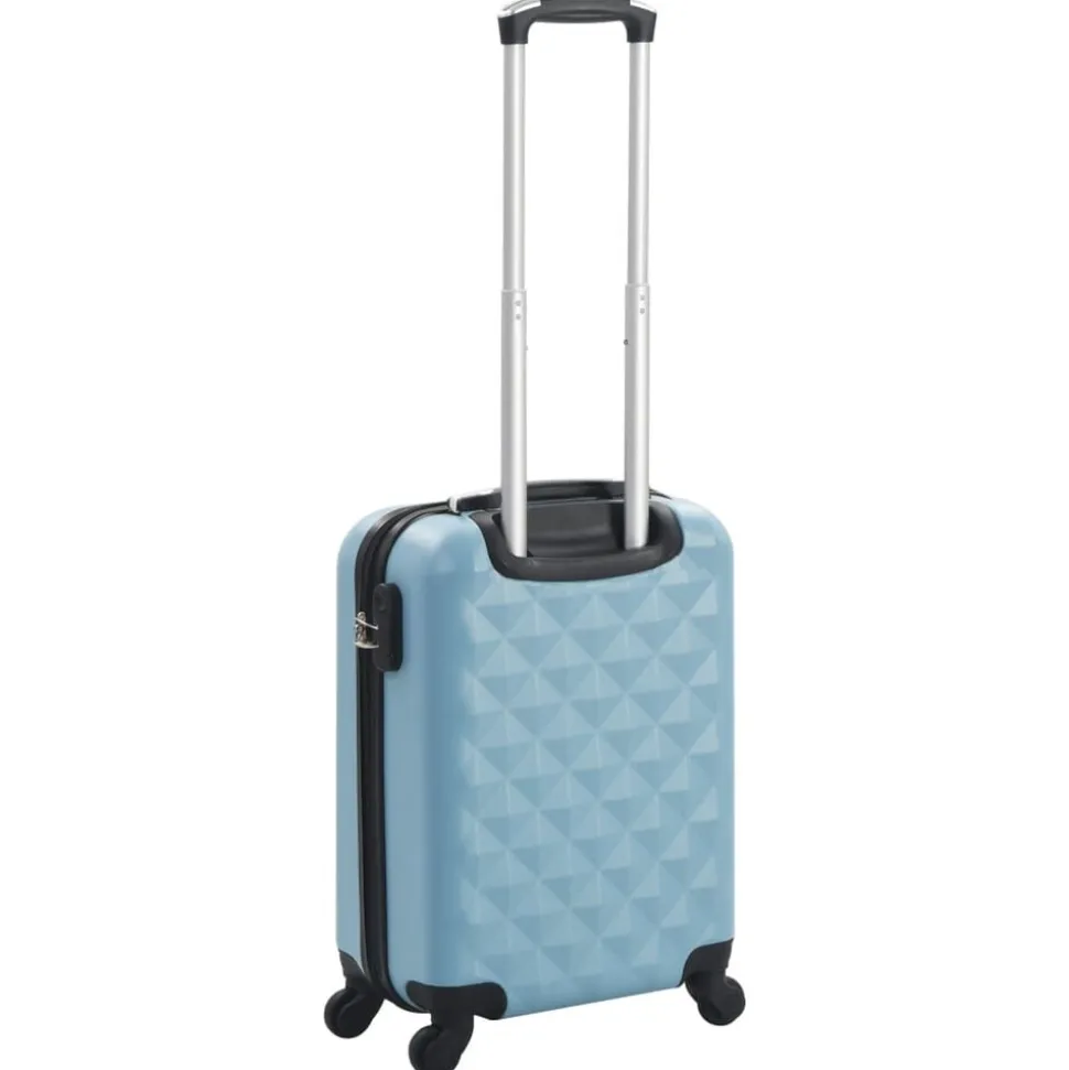vidaXL Valise rigide Bleu ABS
