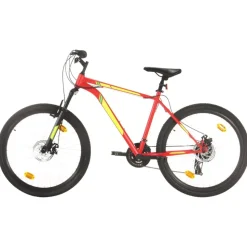 vidaXL Vélo de montagne 21 vitesses Roues de 27,5 pouces 42 cm Rouge