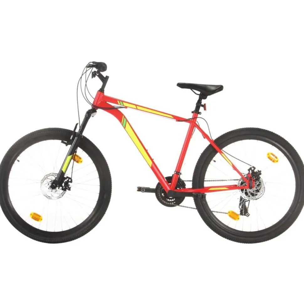 vidaXL Vélo de montagne 21 vitesses Roues de 27,5 pouces 42 cm Rouge