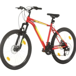 vidaXL Vélo de montagne 21 vitesses Roues de 27,5 pouces 42 cm Rouge