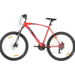vidaXL Vélo de montagne 21 vitesses Roues 29 pouces Cadre 53 cm Rouge