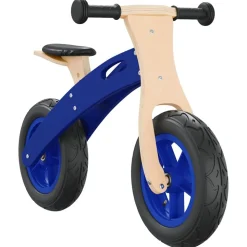 vidaXL Vélo d'équilibre pour enfants avec pneus pneumatiques bleu