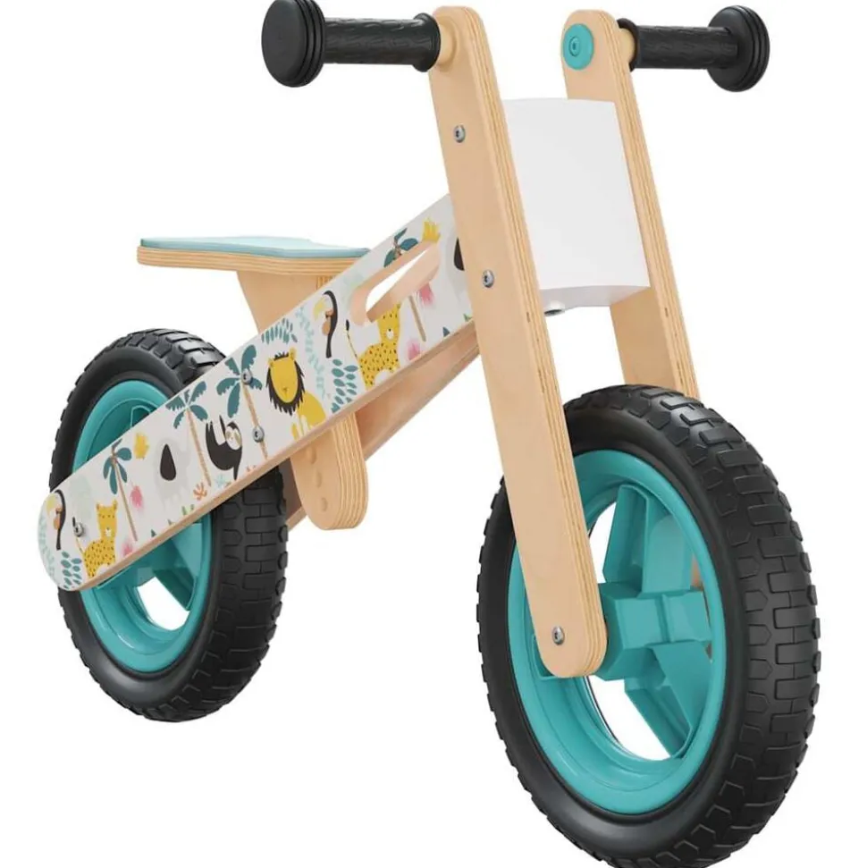 vidaXL Vélo d'équilibre pour enfants imprimé bleu