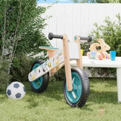 vidaXL Vélo d'équilibre pour enfants imprimé bleu