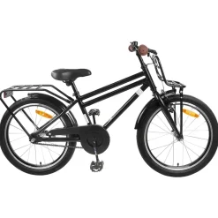 vidaXL Vélo pour Enfants 18 Pouces pour les 5-7 ans Noir
