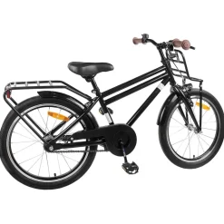 vidaXL Vélo pour Enfants 18 Pouces pour les 5-7 ans Noir