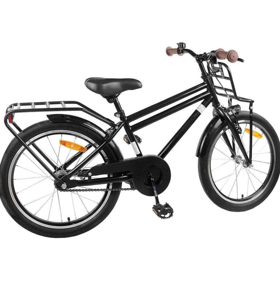 vidaXL Vélo pour Enfants 18 Pouces pour les 5-7 ans Noir