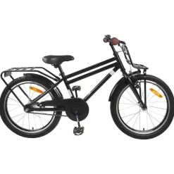 vidaXL Vélo pour Enfants 18 Pouces pour les 5-7 ans Noir