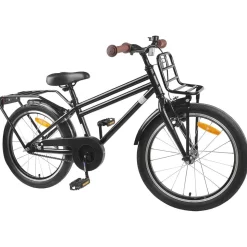 vidaXL Vélo pour Enfants 18 Pouces pour les 5-7 ans Noir