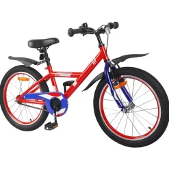 vidaXL Vélo pour Enfants 18 Pouces pour les 5-7 ans Rouge