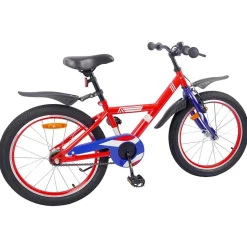 vidaXL Vélo pour Enfants 18 Pouces pour les 5-7 ans Rouge